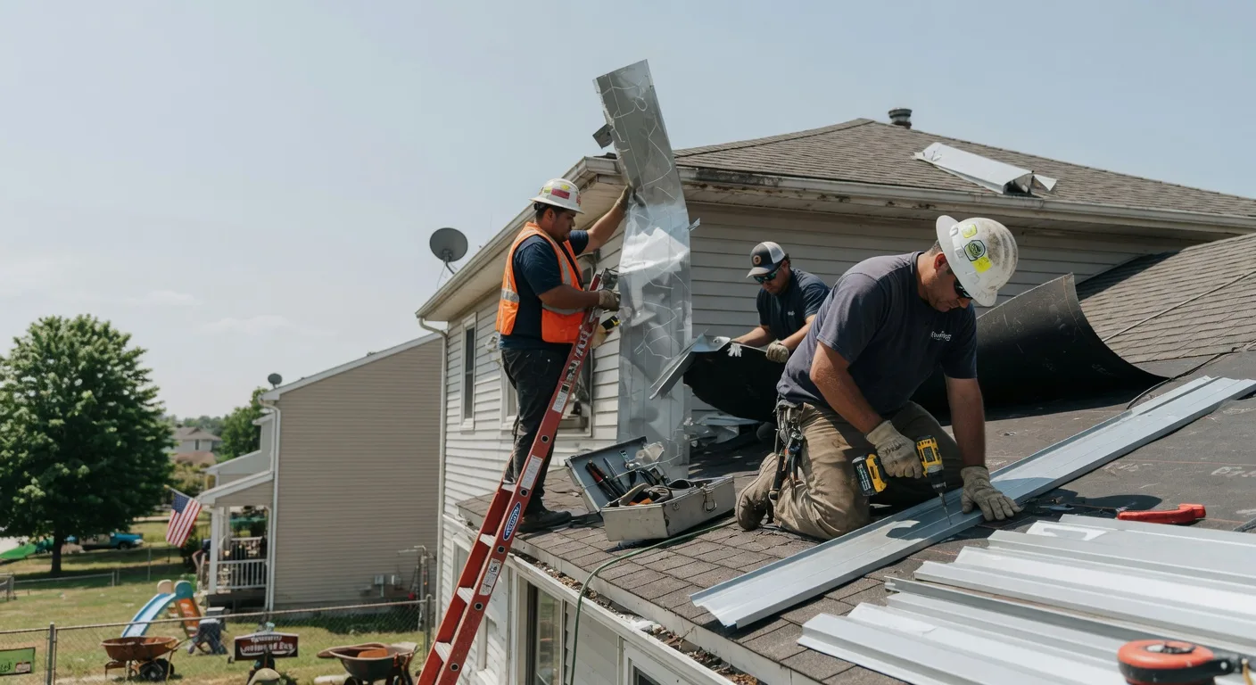 Storm Damage Metal Roof Repair in Jamaica, VA